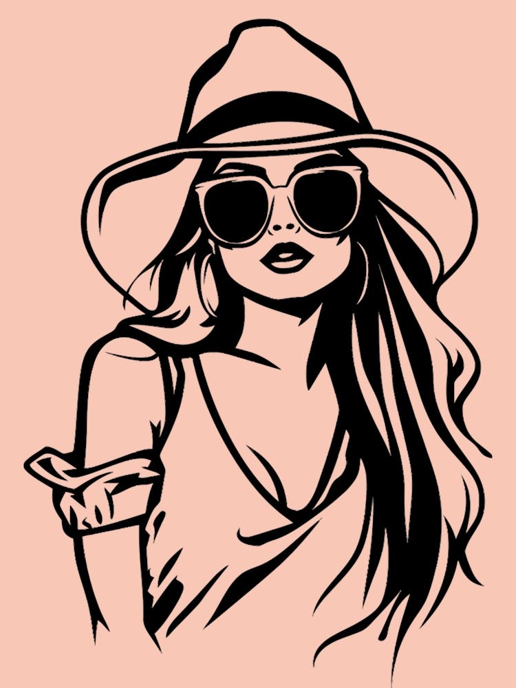 Girl In A Hat 3