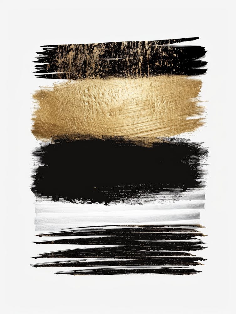 Gold And Black Canvas Print 53