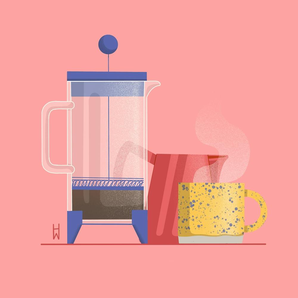 Cafetiere Coffee Square