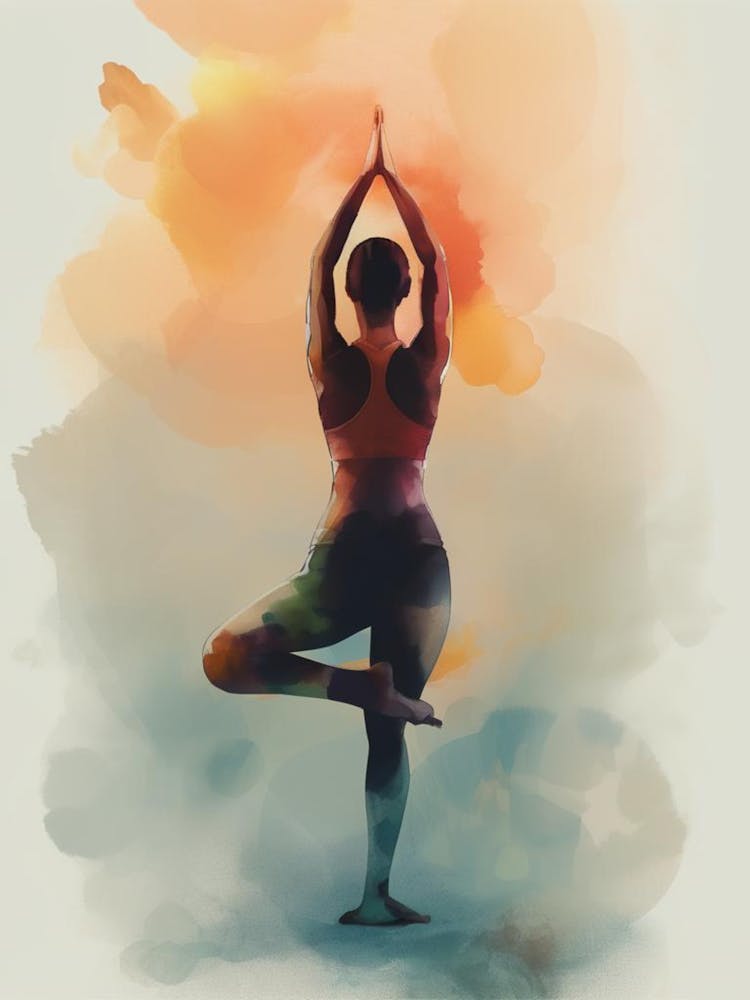 faceless yoga art 3