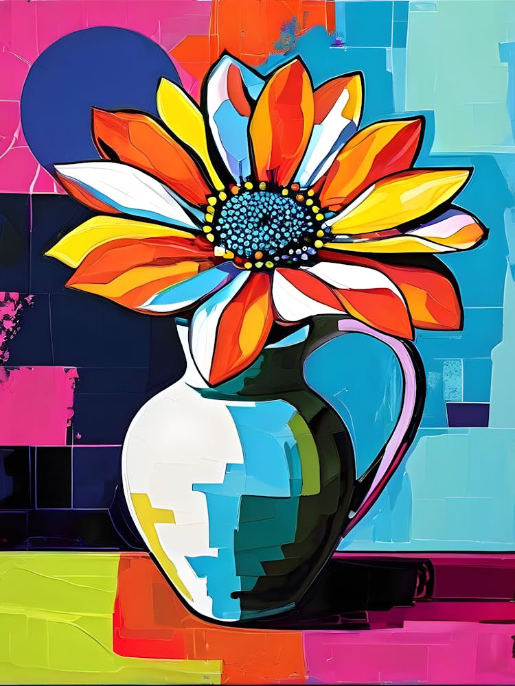 Daisy In A Vase