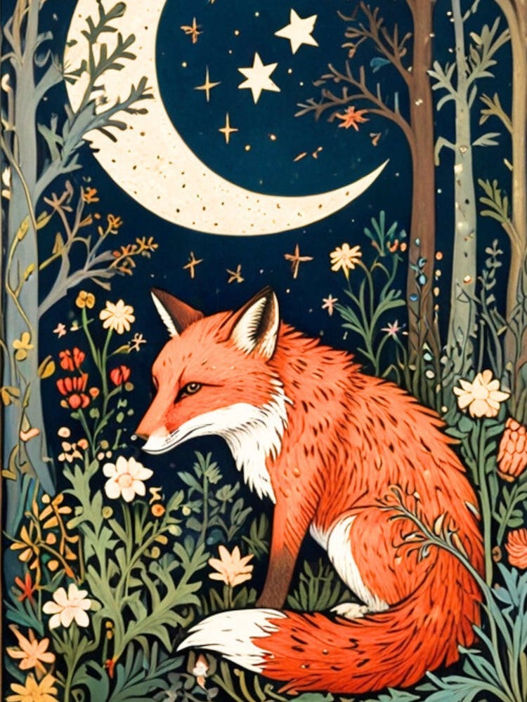 William Morris Fox In The Woods 3