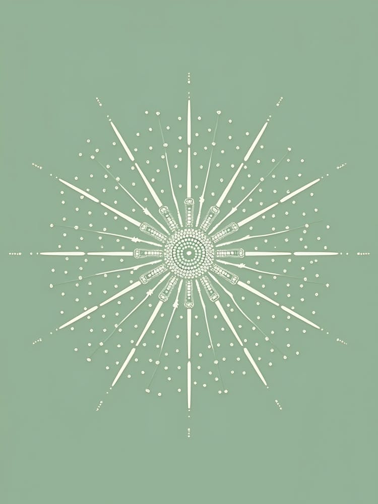 Delicate Sage Botanical Study