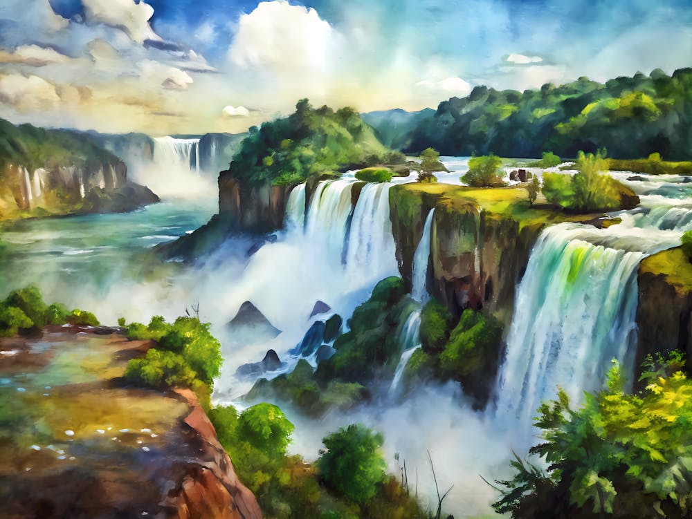 Van Gogh Iguaz National Park Argentina Brazil