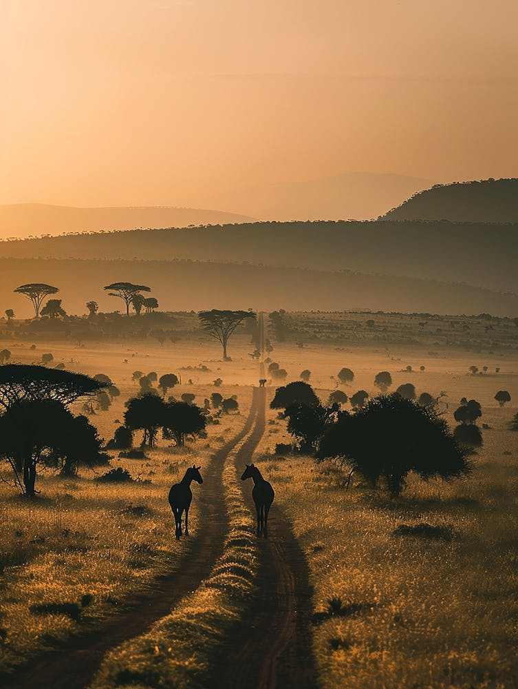 Sunset In The Savannah 1