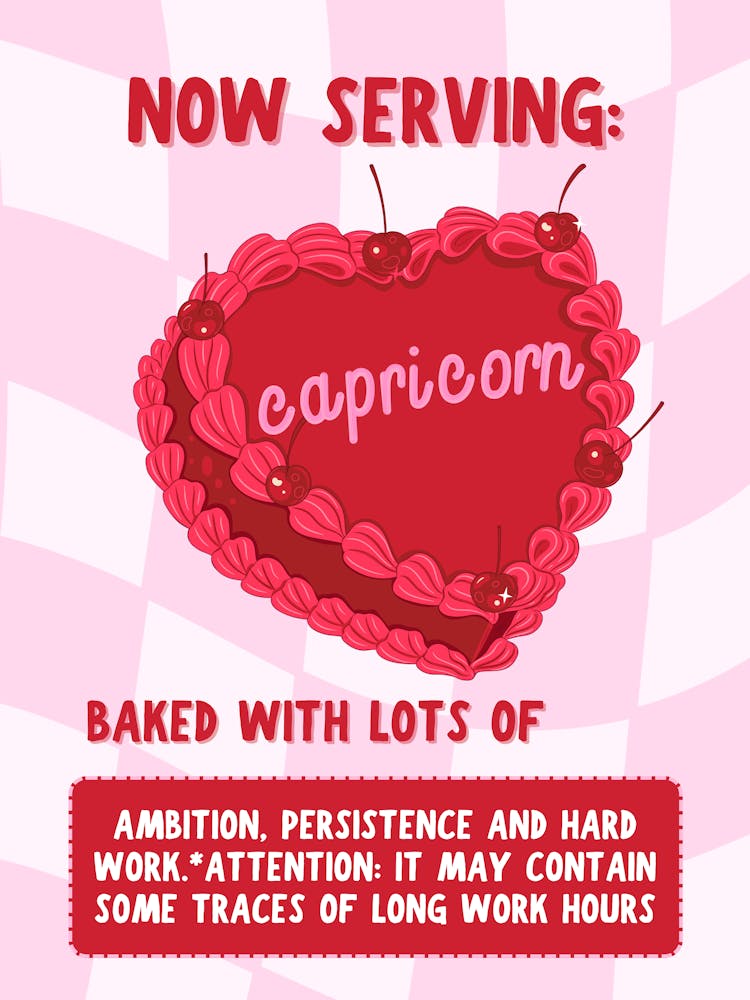 Capricorn Cake Zodiac