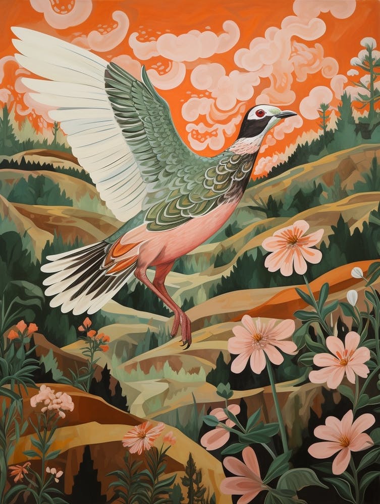 Lapwing 2 Detailed Bird Painting