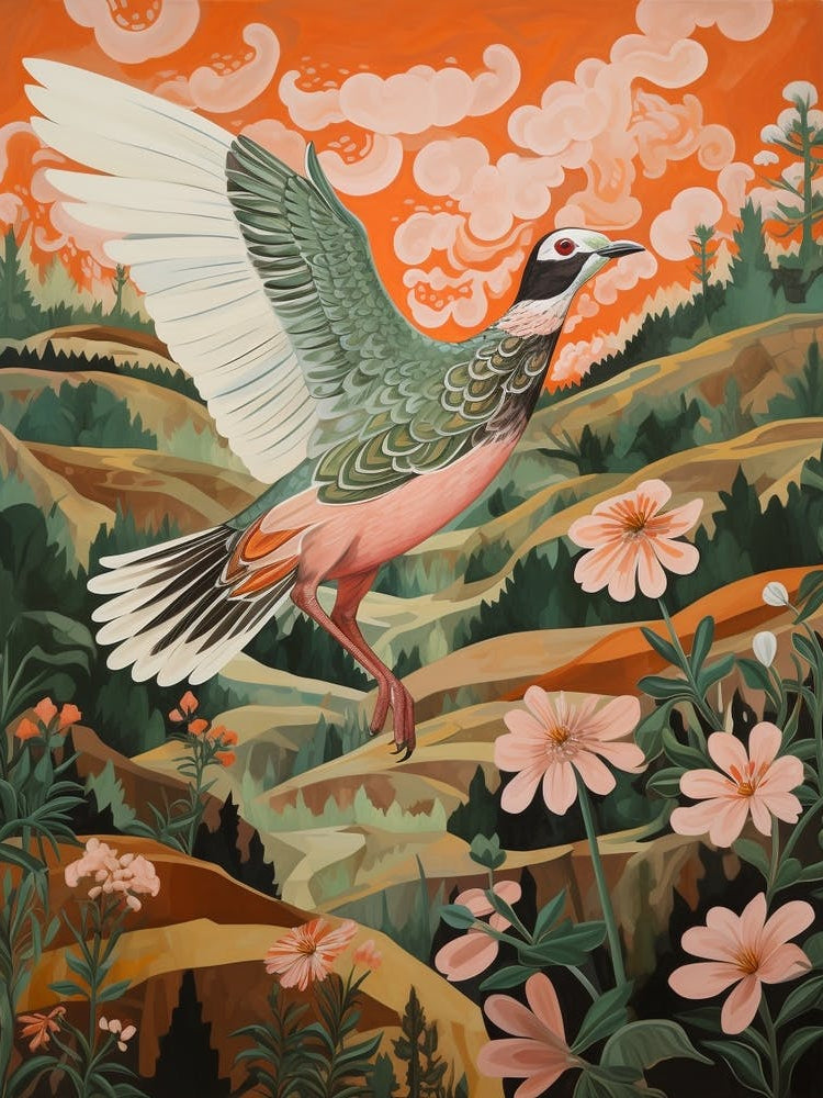 Lapwing 2 Detailed Bird Painting