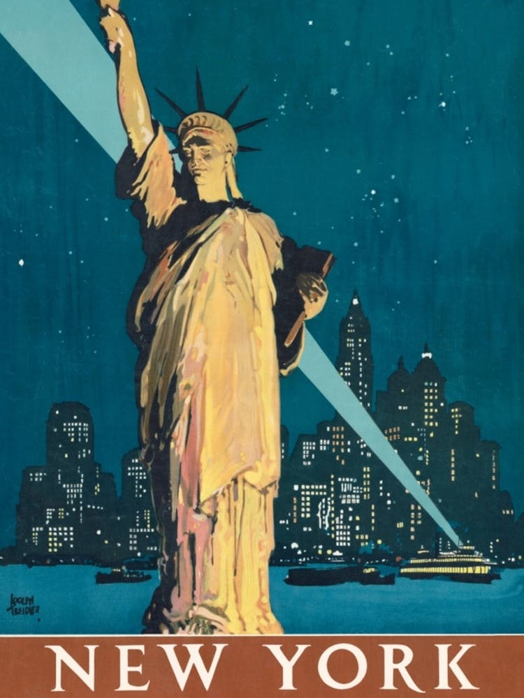 New York Vintage Art print