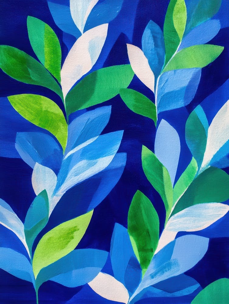 Blue Leaves 41
