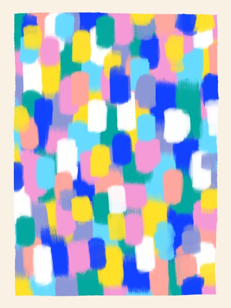 Colourful Abstract Splodges