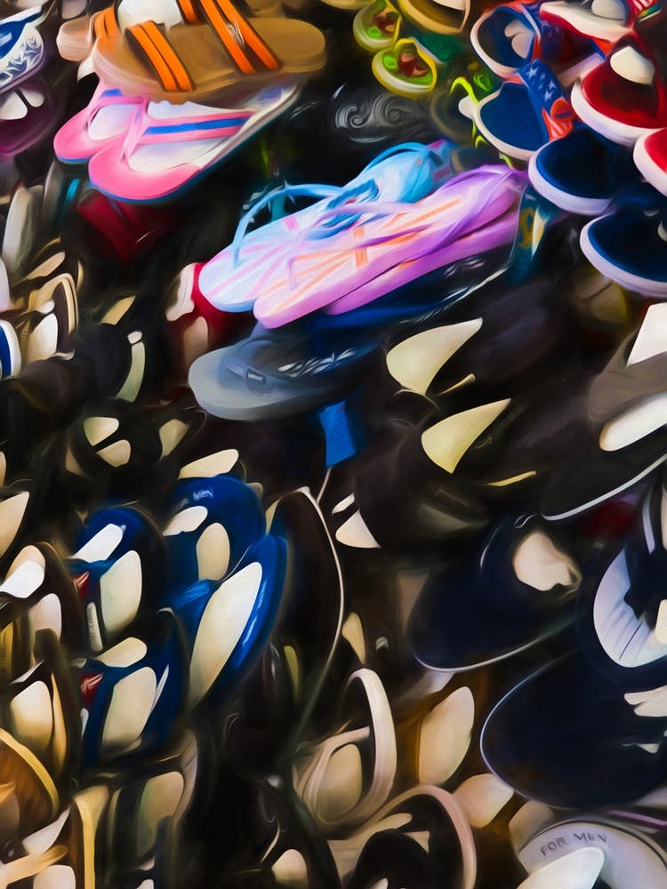 Sandals Of Plastic