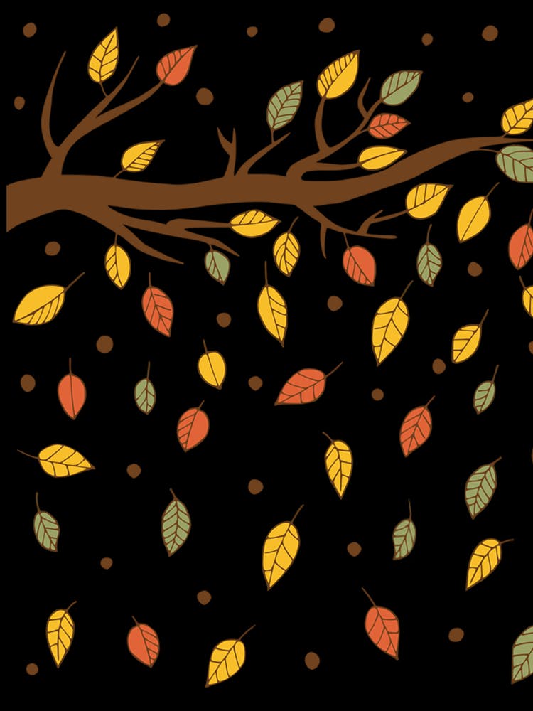 Autumn Leaves Falling