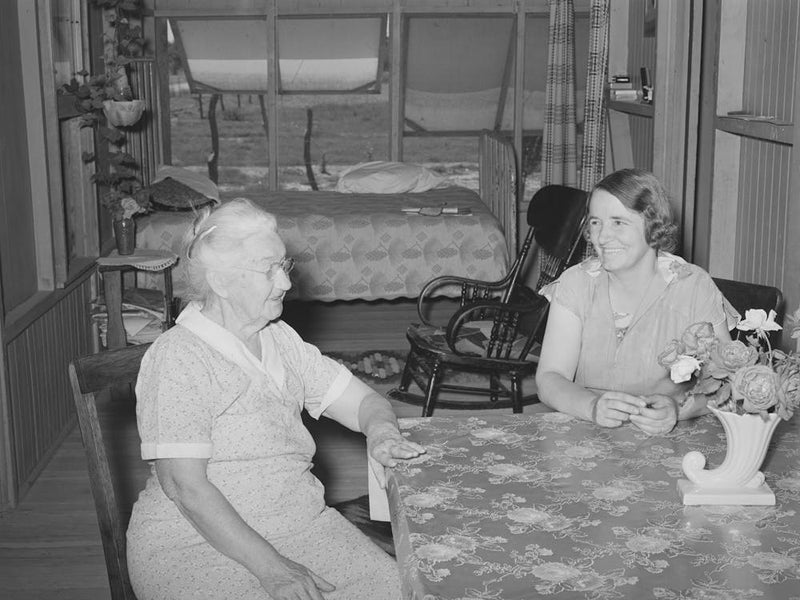 Wife Of Tenant Purchase Client And Her Mother In Law, Maricopa County, Arizona By Russell Lee