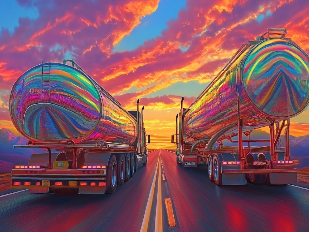 Sunset On The Highway