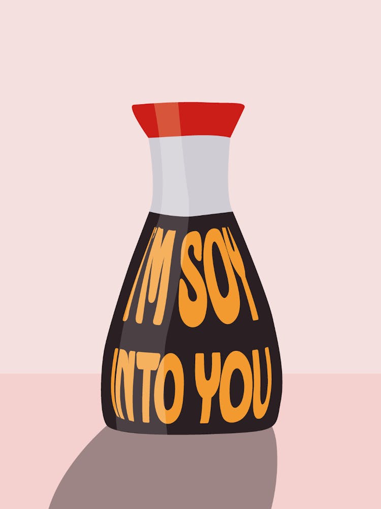 Soy Sauce Bottle Print