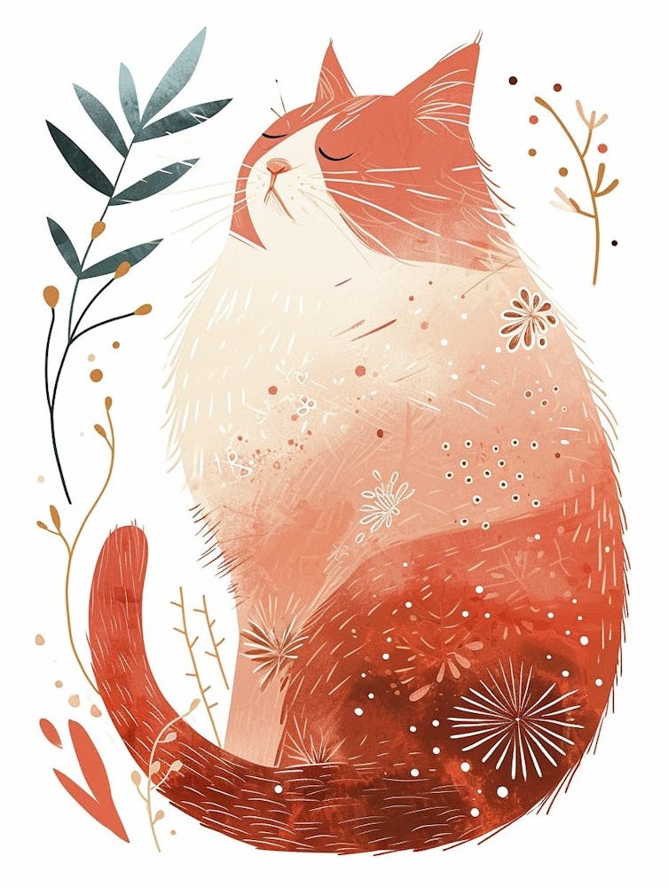 Ragapur Cat Clipart Illustration 7