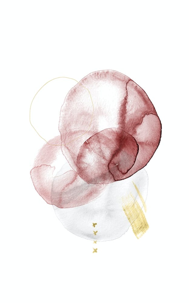 Turns In Marsala Grey And Gold