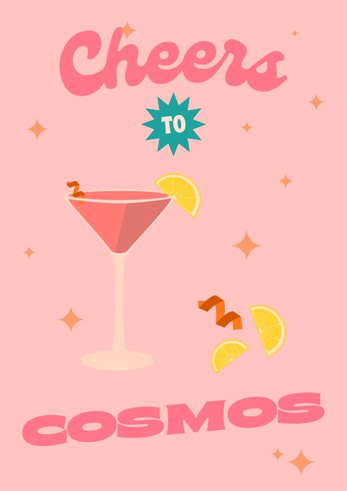 Cheers To Cosmos Cosmopolitans Cocktail