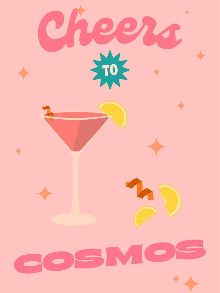 Cheers To Cosmos Cosmopolitans Cocktail