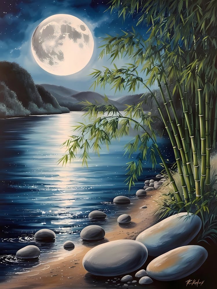 Moonlight By The Water 1