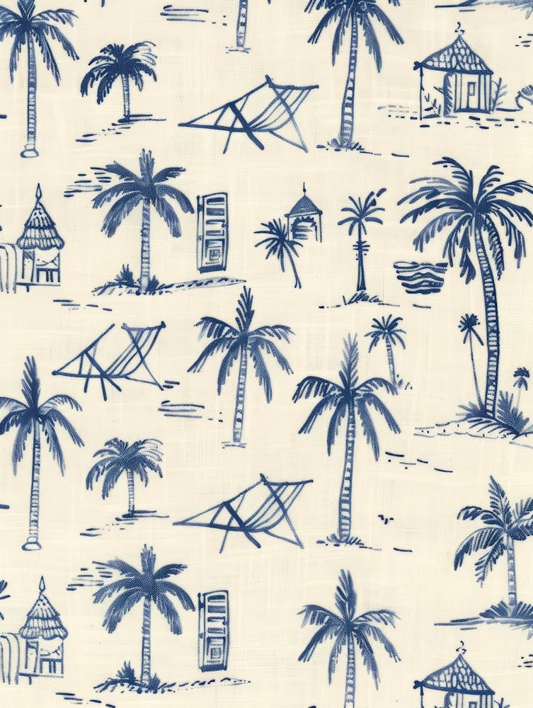 Palm Trees On The Beach 4