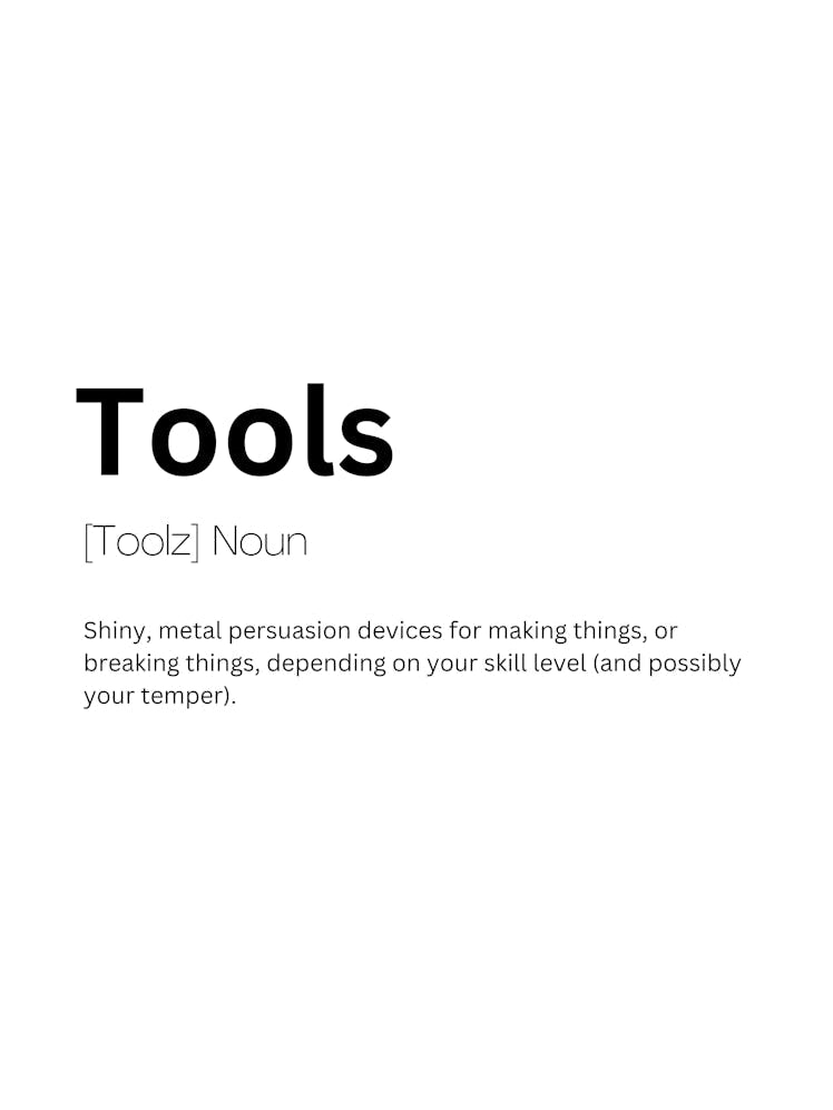 Tools Definition Meaning