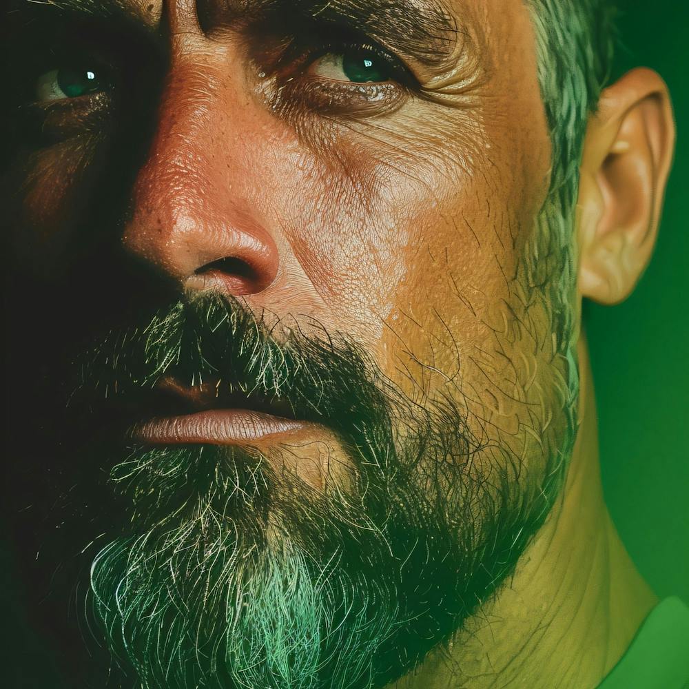 Portrait Of A Man With Beard