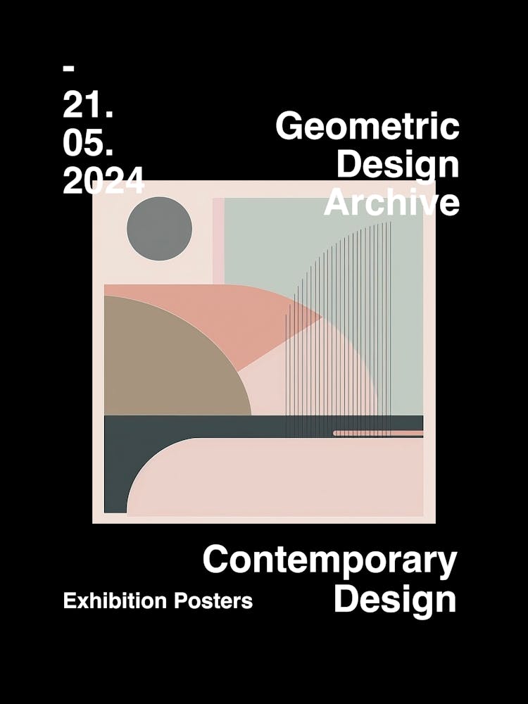 Geometric Design Archive Poster 29