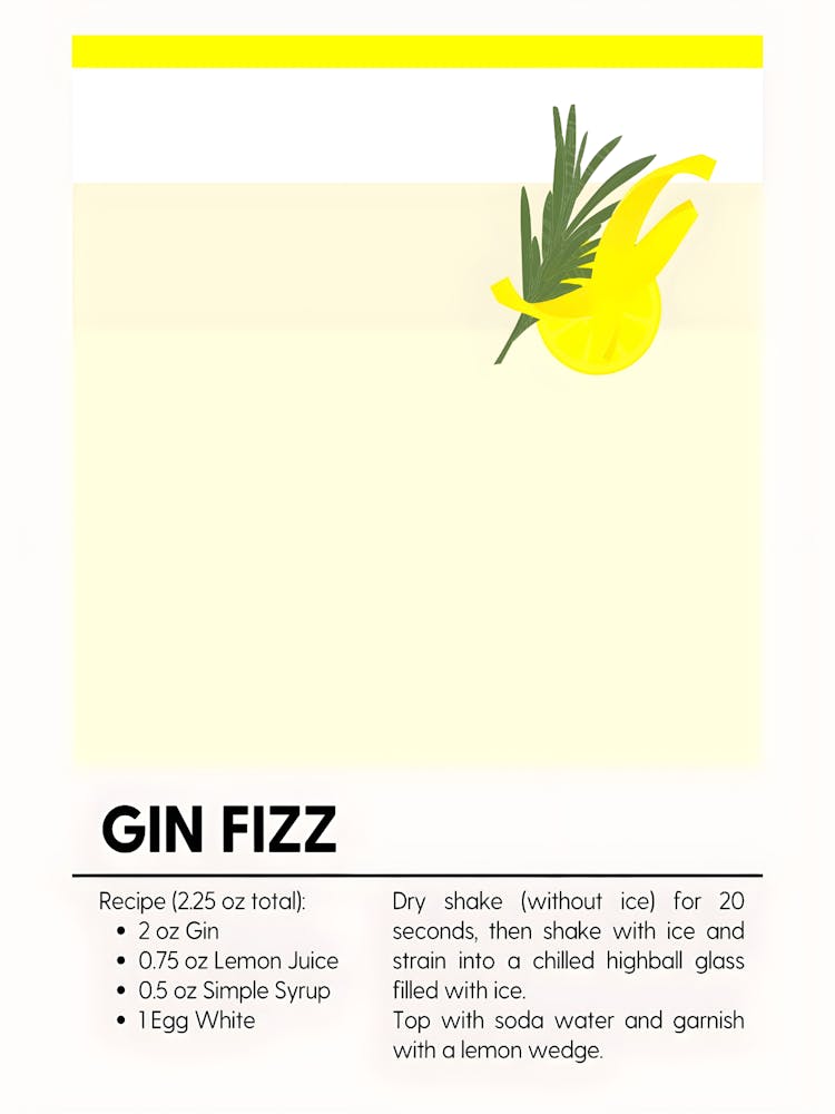 Gin Fizz 1