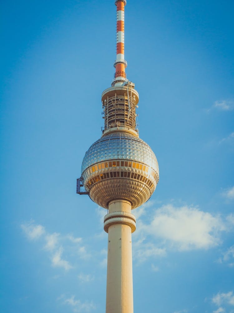 The Tv Tower Of Berlin That Located On The Alexanderplatz 1