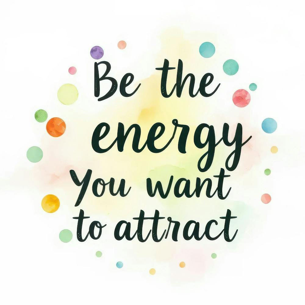 Be The Energy You Want To Attract