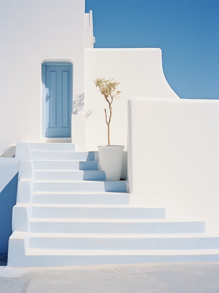 Santorini Blue Door 1