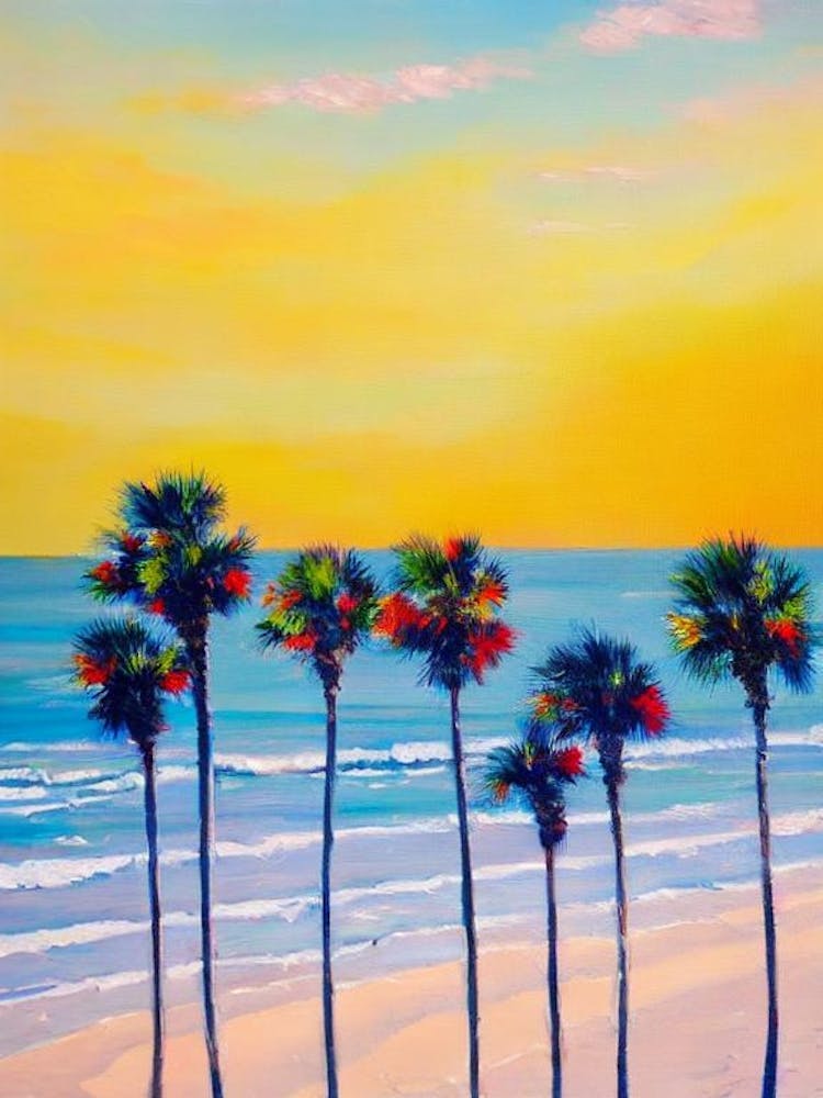 Panama City Beach, Florida Bright Abstract