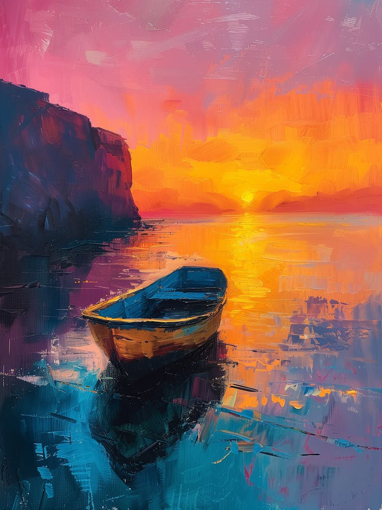 Sunset Boat 2