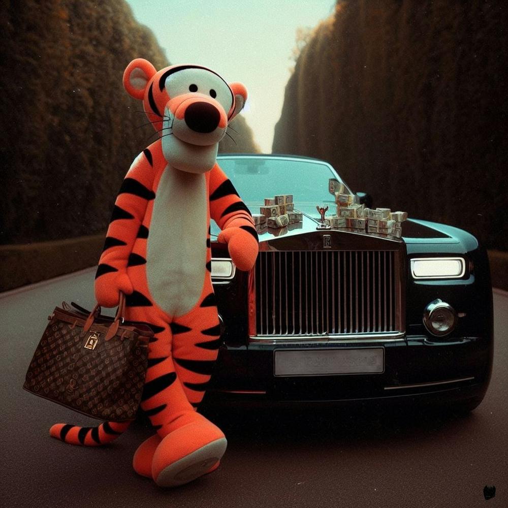 Tigger Flexing