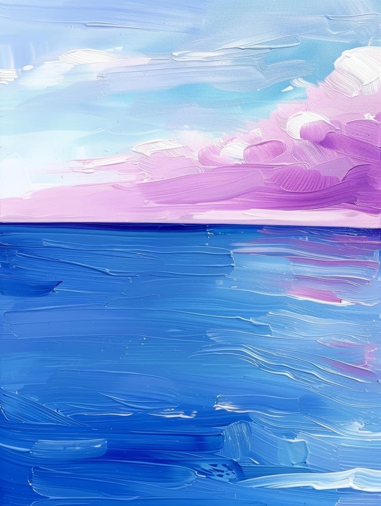 Abstract Of Sea And Sky