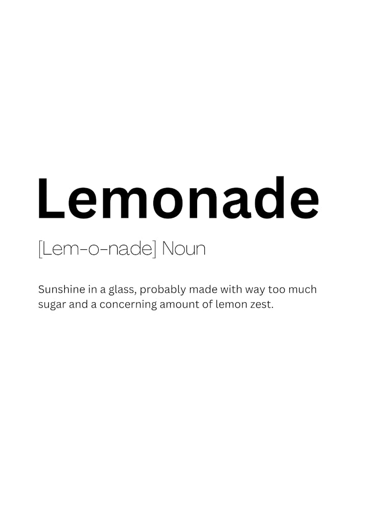 Lemonade Definition Meaning 1