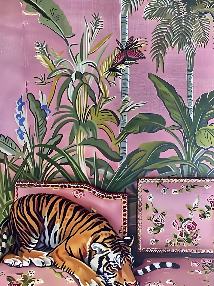 Tiger In The Jungle 1