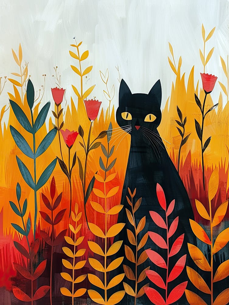 Vibrant Silence Matisse Style