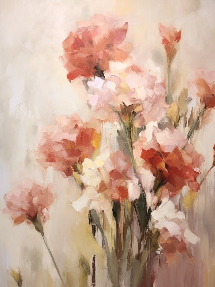 Fall Flower Painting Carnation 2