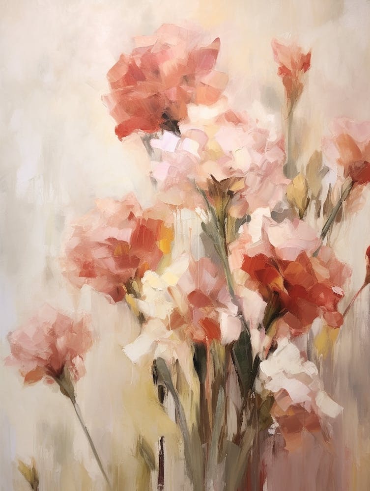 Fall Flower Painting Carnation 2