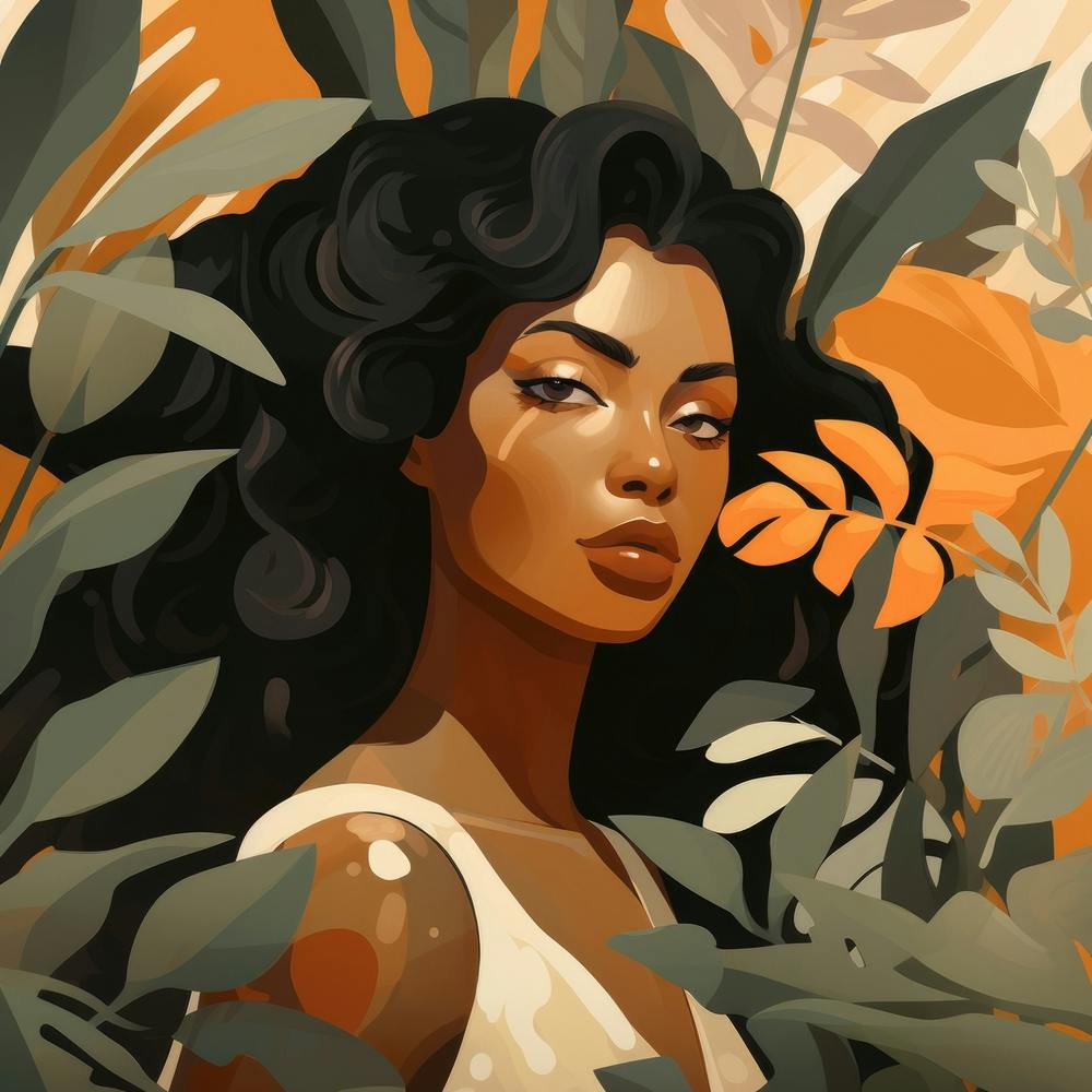 Portrait Of A Black Woman 1