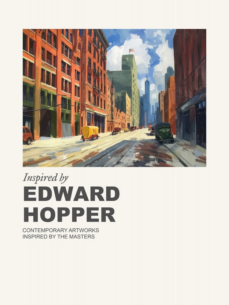 Museum Poster Inspired By Edward Hopper 6
