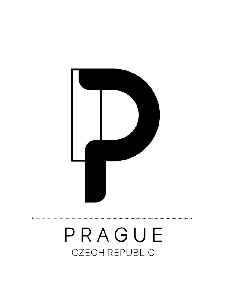 Prague City Typography