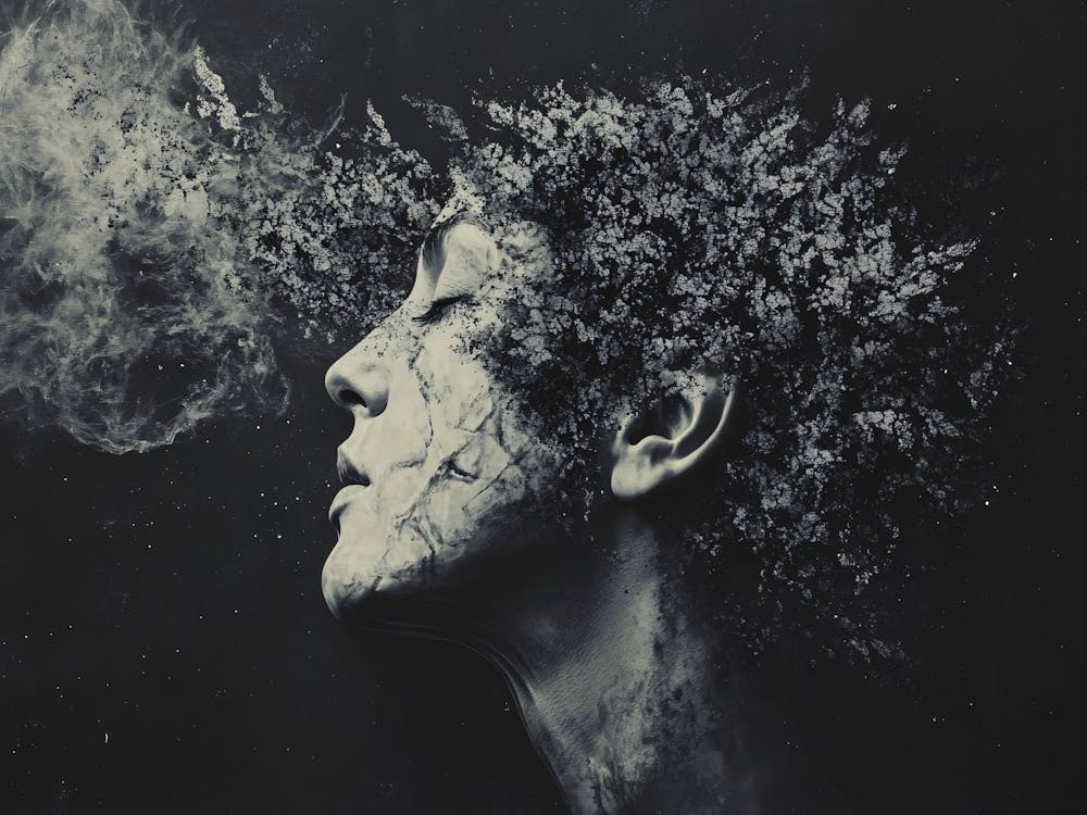 Black And White Portrait Of A Woman 11