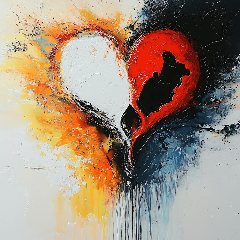 Abstract Ghostly Love 10