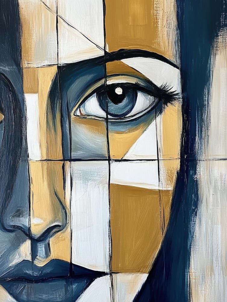 Visage de Femme Abstrait 39