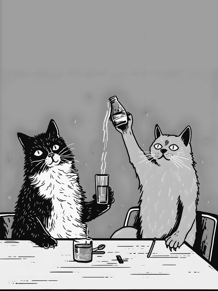 Cat Toasting