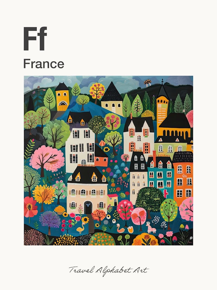 Kids Travel Alphabet  France 1